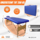 Massagetafel inklapbaar | Draagbaar | Hout | 186x60 cm | Blauw | CM-01 Light | Mobiclinic - Foto 1