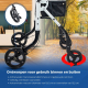 Aluminium rollator | Eengreepsgreep | Met tas en dienblad | 4 wielen | Licht | Wit | Olimpo | Mobiclinic - Foto 3