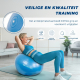 Pilates bal | 58 cm | Anti-slip | Anti-punctuur | Inclusief inflator | Wasbaar | Blauw | PY-01 |Mobiclinic - Foto 2