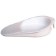 Bedpan | Urine pot | Kleur: Wit | Polypropyleen - Foto 1