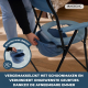 Toiletstoel | Klapstoel | Ergonomische zittingen armleuningen | Antislip doppen | Timón | Mobiclinic - Foto 7