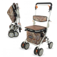 Boodschappentrolley rollator | 4 wielen | Opvouwbaar | Met tas | Met remsysteem | Leuke Print | Coliseo | Mobiclinic - Foto 1