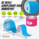 Set van 2 Kinesiotape | Roze en Blauw | Neuromusculaire Bandage | 5mx5cm | Mobitape | Mobiclinic - Foto 2