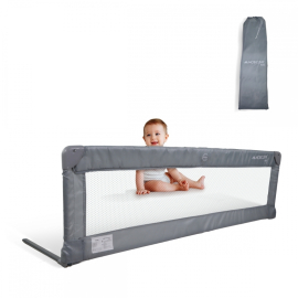 Bedbarrière | Opvouwbaar | Transporteerbaar | Dubbele bevestiging | 150cm | Veilig | Max. 25kg | Dromerig | Mobiclinic