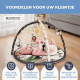 Baby-activiteitenmat | 5 speelgoed | 2 bogen | Zintuiglijke ontwikkeling | Interactief | Dreamland | Grijs | Mobiclinic - Foto 6