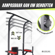 Optrekstation | Complete training | Verstelbare rugleuning | Gewatteerd | Staal | Max. 200kg | MultiFit | Mobiclinic - Foto 3