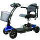 Scooter de mobilidade reduzida | Auton. 10 km | 4 rodas | Compacto e desmontável | 12V | Azul | Virgo | Mobiclinic - Foto 1