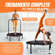 Trampolim redondo de fitness |Dobrável |Máx. 150kg |Apoio de braço ajustável |Destacável | 101x101x118cm |Kangumobi |Mobiclinic - Foto 6