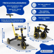 Triciclo 5 em 1| Evolutivo| Guiador com assento ajustável| Máx. 25kg| Leve| 1 ano e meio a 5 anos|Amarelo|Chase |Mobiclinic - Foto 1