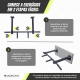 Barra de elevação de parede | Kit Anclaje Incluído | Aço | 90x45x13 | Máx. 250 kg | Exercícios de força | Mod K3 | Mobiclinic - Foto 7
