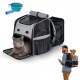 Bolsa de transporte para animais de estimação | Expansível | Dobrável | 37x29x37,5 cm | Ventilação | Comedouro| Tula| Mobiclinic - Foto 8