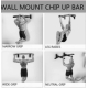 Wall Pull-Up Bar | Kit Anclaje Ingår | Stål | 90x45x13 | Max. 250 kg | Styrketräning | Mod K3 | Mobiclinic - Foto 6