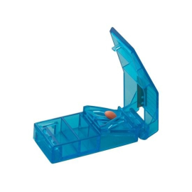 Cutter tabletter | Med container | Transparent